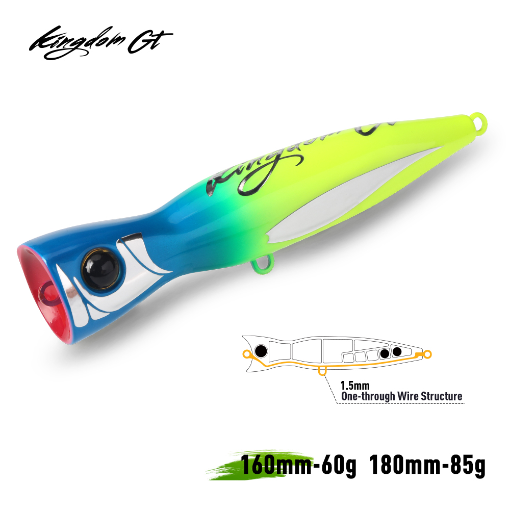 Fishing Lure Buzzbait - Krallık GT Topwater Popper Balıkçılık Cazibesi