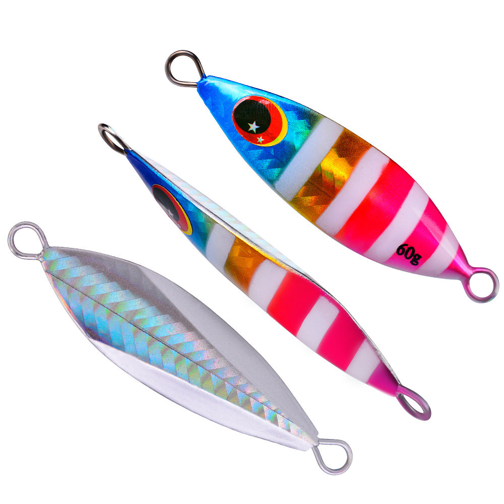 Fishing Lure Spoon - Metal yavaş Jig cazibesi sert yapay
