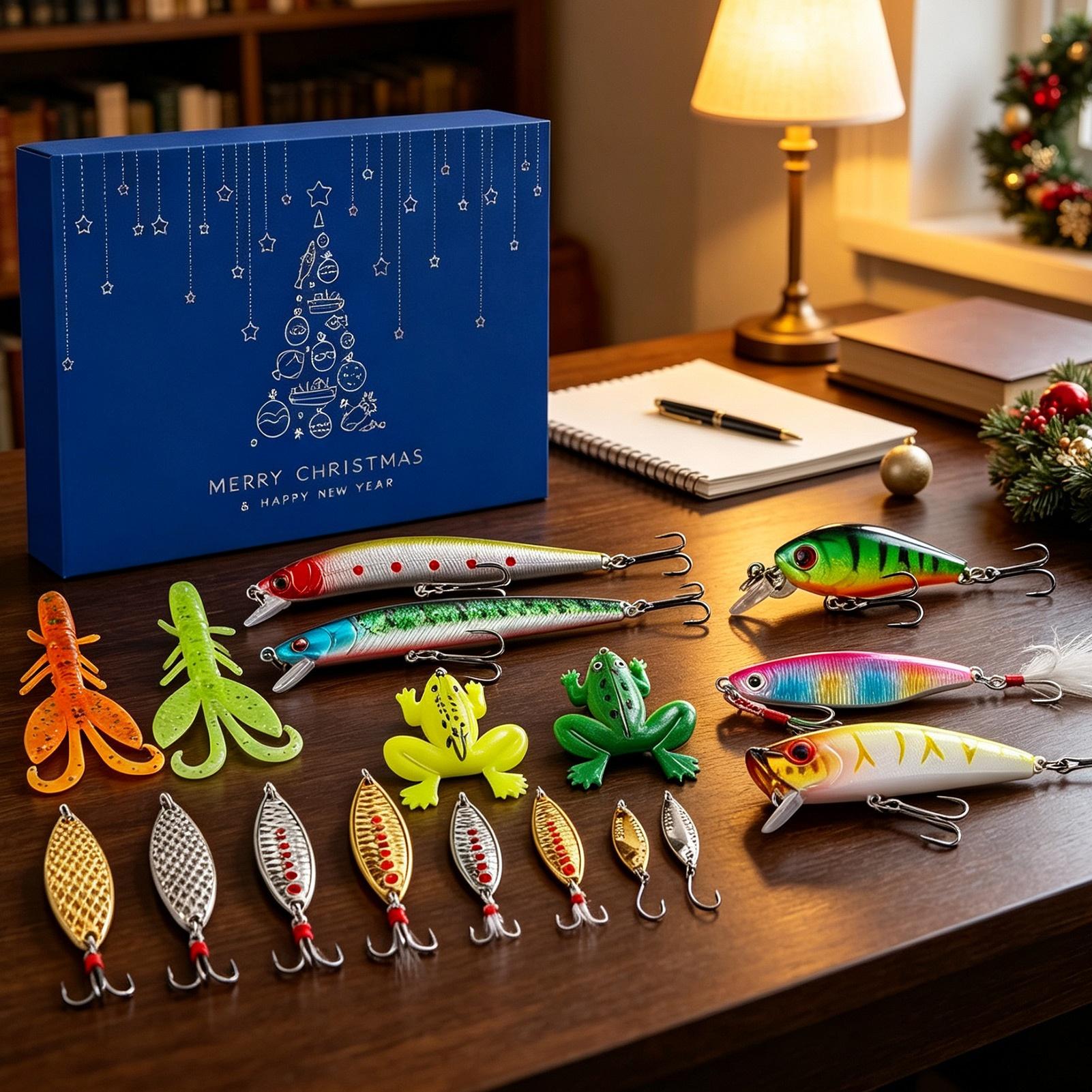 24 Günlük Noel Balıkçılık Yeml - Fishing Lure Box incelemesi ve fiyatı