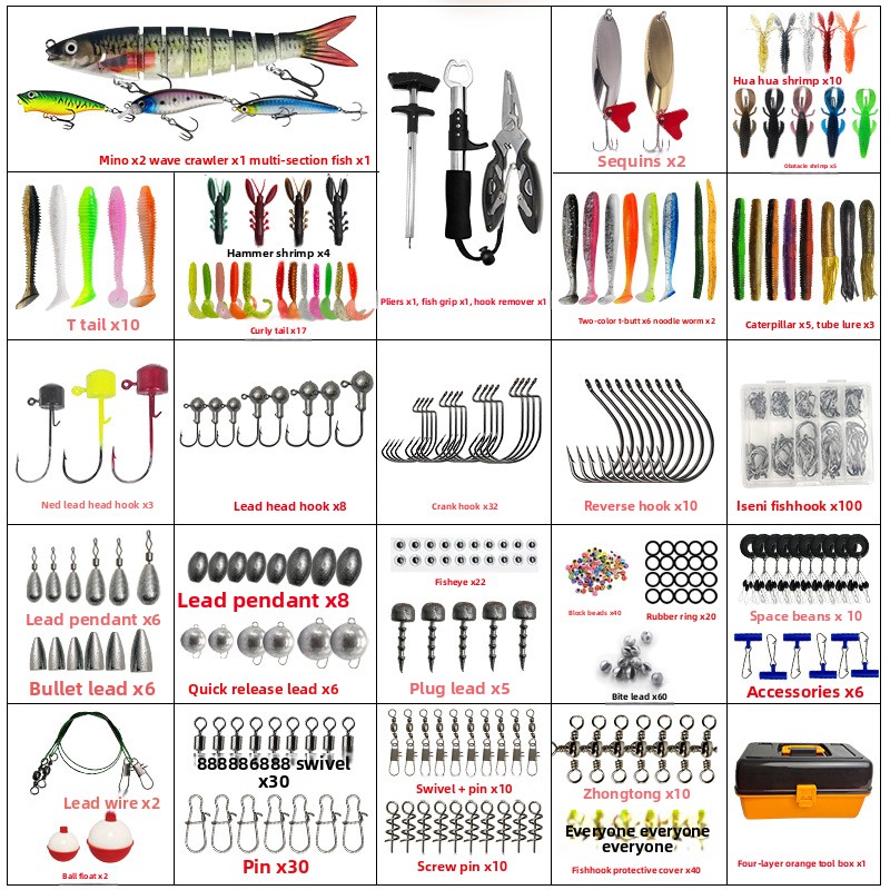 Büyük, 4 Katlı, Dış Mekan Kull - Fishing Lure Accessories incelemesi ve fiyatı