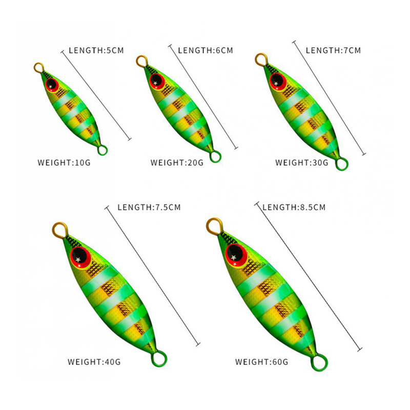Metal yavaş Jig cazibesi sert  - Fishing Lure Spoon incelemesi ve fiyatı
