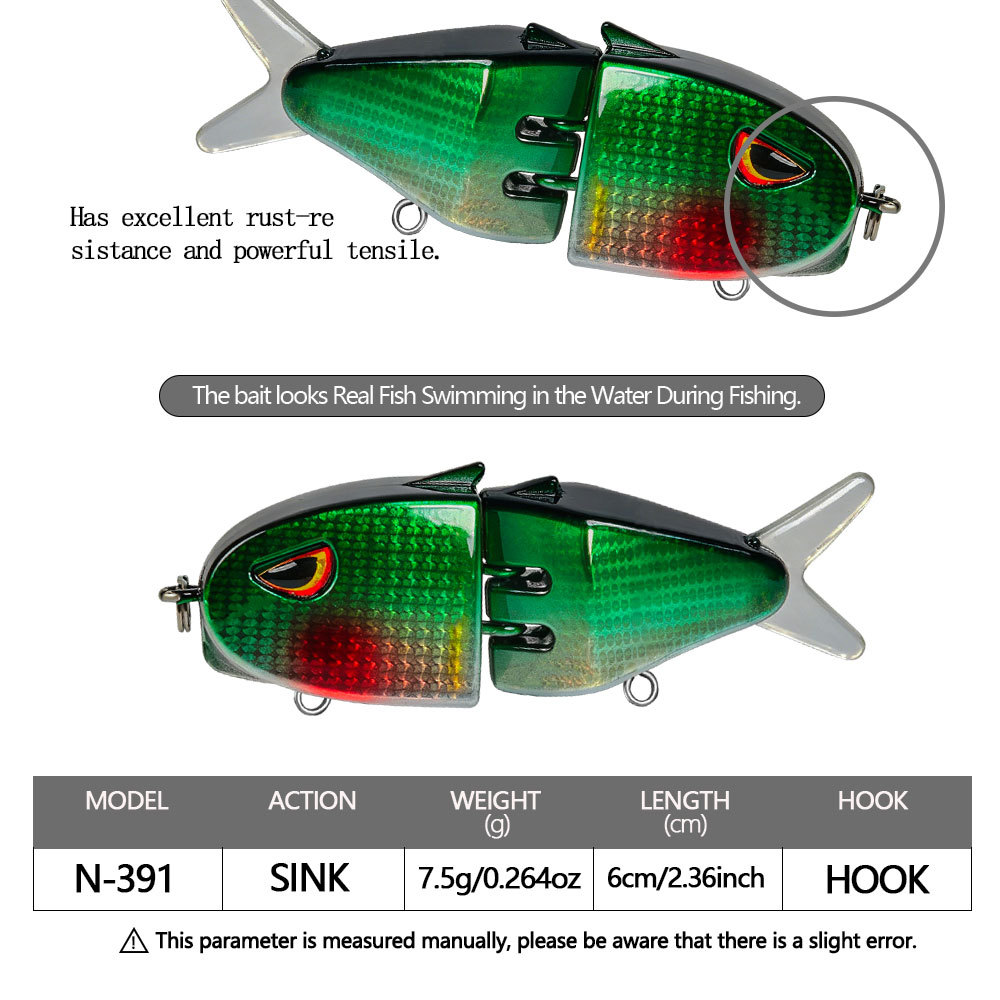 Luya Bait Çok Bölümlü Balık Ye - Fishing Lure Popper incelemesi ve fiyatı