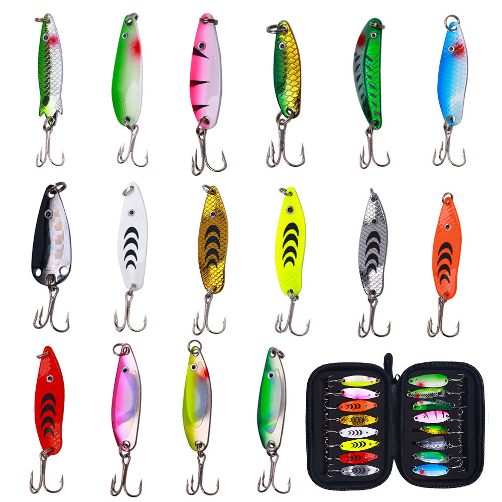 16 adet acemi Metal kaşık balı - Fishing Lure Spoon incelemesi ve fiyatı