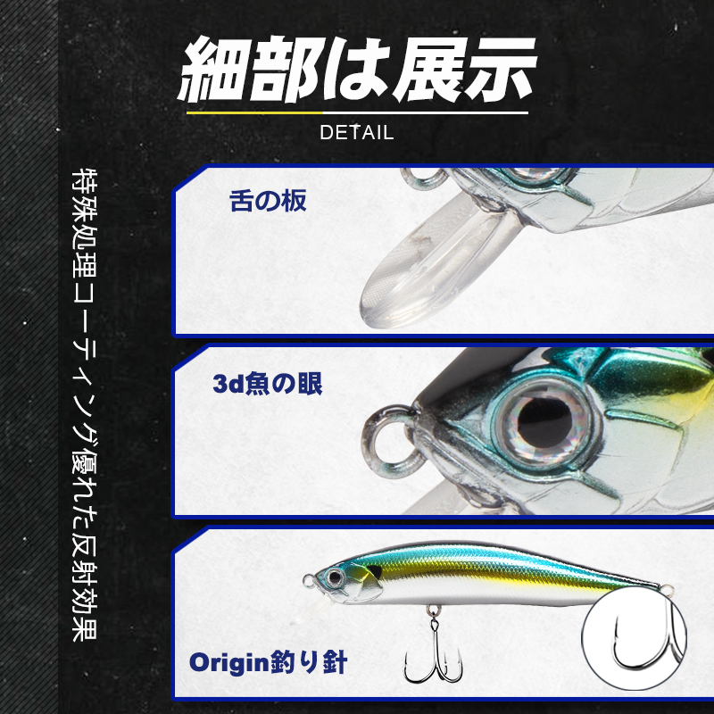 D1 Yüzen Minnow Wobblers Pike  - Fishing Lure Jerkbait incelemesi ve fiyatı